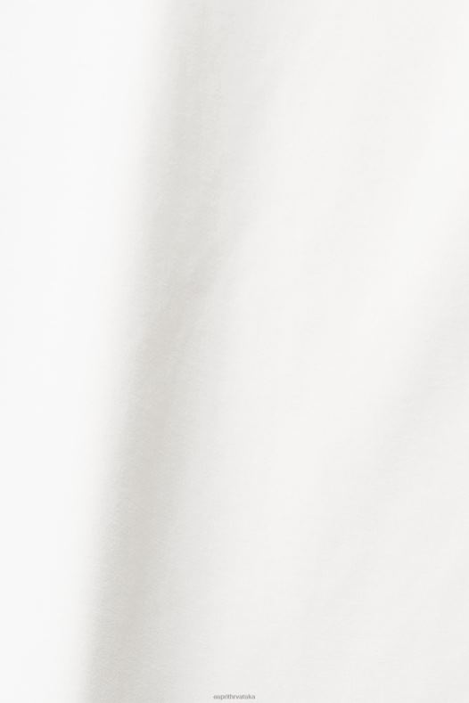 Esprit žene hoodie s printom logotipa prljavo bijelo majice i majice s kapuljačom A48RT558