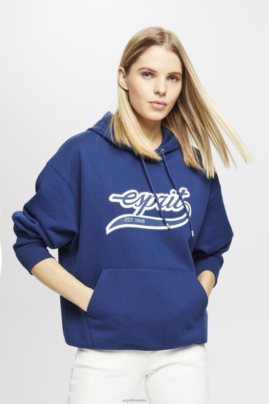 Esprit žene hoodie s printom logotipa tinta majice i majice s kapuljačom A48RT171