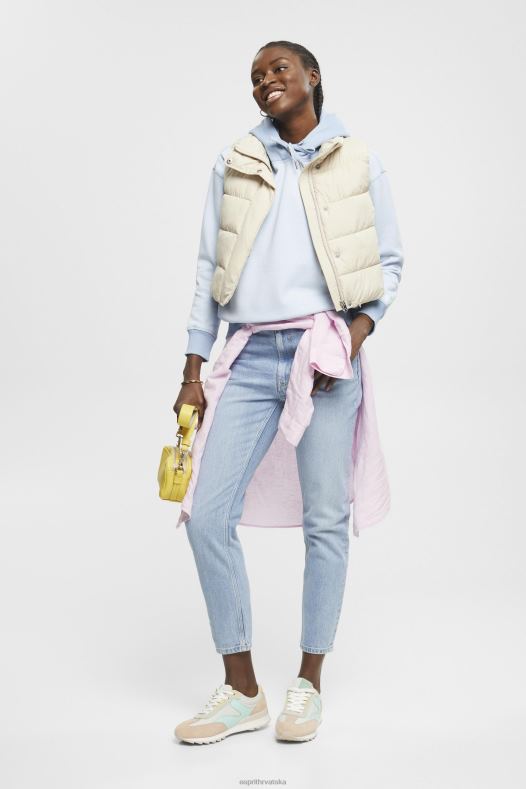 Esprit žene hoodie sa srcem pastelno plava majice i majice s kapuljačom A48RT352