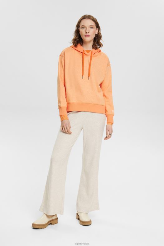 Esprit žene hoodie sa srcem zlatno narančasta majice i majice s kapuljačom A48RT353