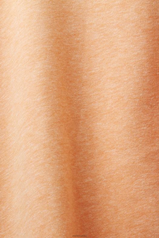 Esprit žene hoodie sa srcem zlatno narančasta majice i majice s kapuljačom A48RT353