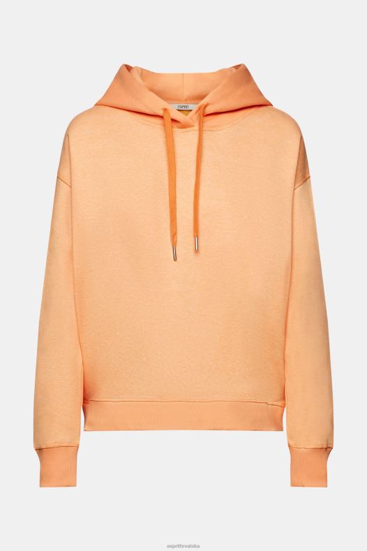 Esprit žene hoodie sa srcem zlatno narančasta majice i majice s kapuljačom A48RT353