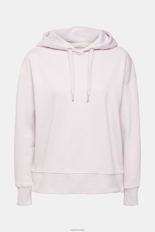 Esprit žene majica s kapuljačom lavanda majice i majice s kapuljačom A48RT512