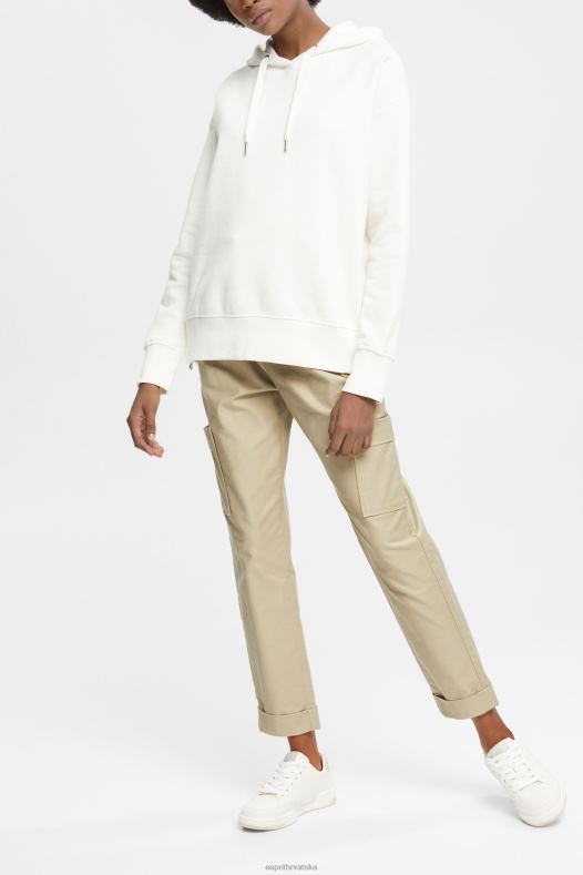 Esprit žene majica s kapuljačom prljavo bijelo majice i majice s kapuljačom A48RT509