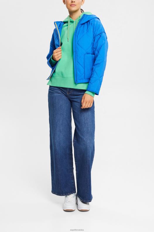 Esprit žene majica s kapuljačom zelena majice i majice s kapuljačom A48RT510