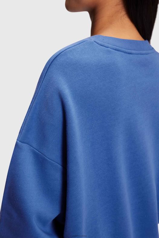 Esprit žene majica s printom logotipa plava majice i majice s kapuljačom A48RT464