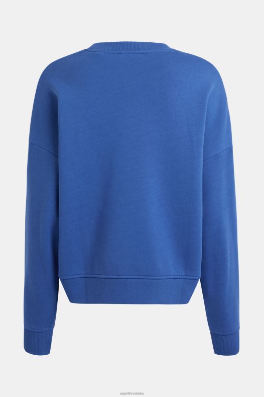 Esprit žene majica s printom logotipa plava majice i majice s kapuljačom A48RT464