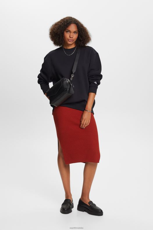 Esprit žene pulover od mješavine pamuka crno majice i majice s kapuljačom A48RT27