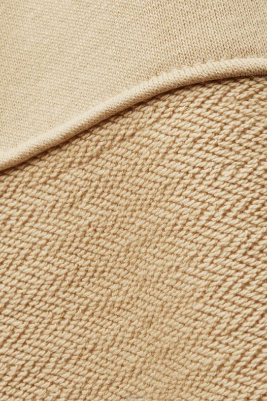 Esprit žene skraćena patchwork majica s kapuljačom pijesak majice i majice s kapuljačom A48RT289