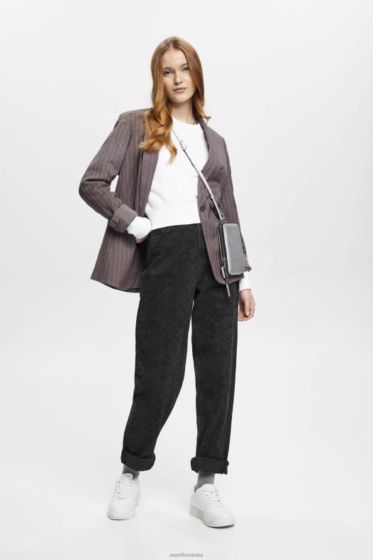 Esprit žene skraćena trenirka bijela majice i majice s kapuljačom A48RT153