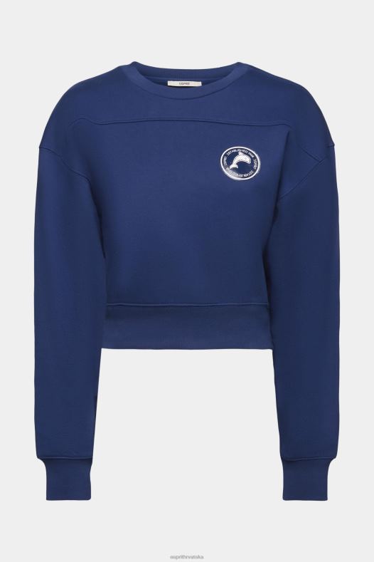 Esprit žene skraćena trenirka tinta majice i majice s kapuljačom A48RT155