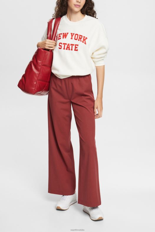 Esprit žene teddy borg pulover sveučilišni sweatshirt prljavo bijelo majice i majice s kapuljačom A48RT324