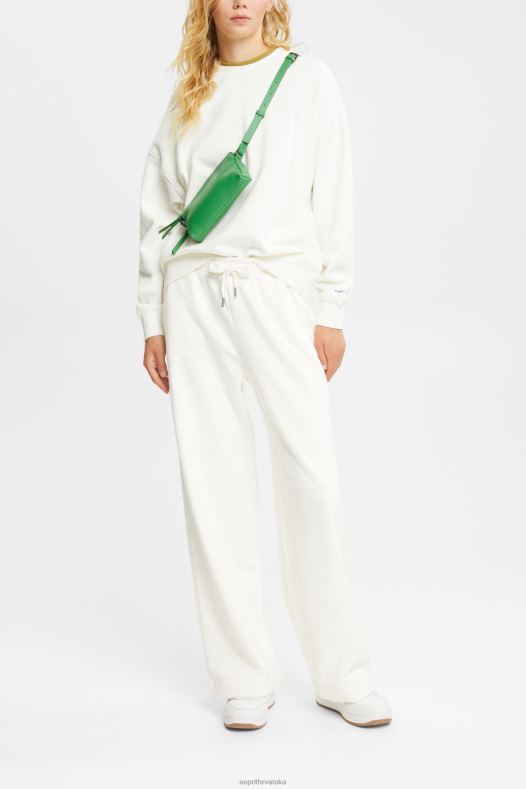 Esprit žene trenirka opuštenog kroja prljavo bijelo majice i majice s kapuljačom A48RT523