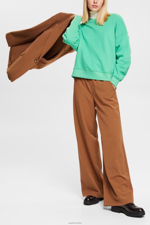 Esprit žene trenirka opuštenog kroja zelena majice i majice s kapuljačom A48RT524