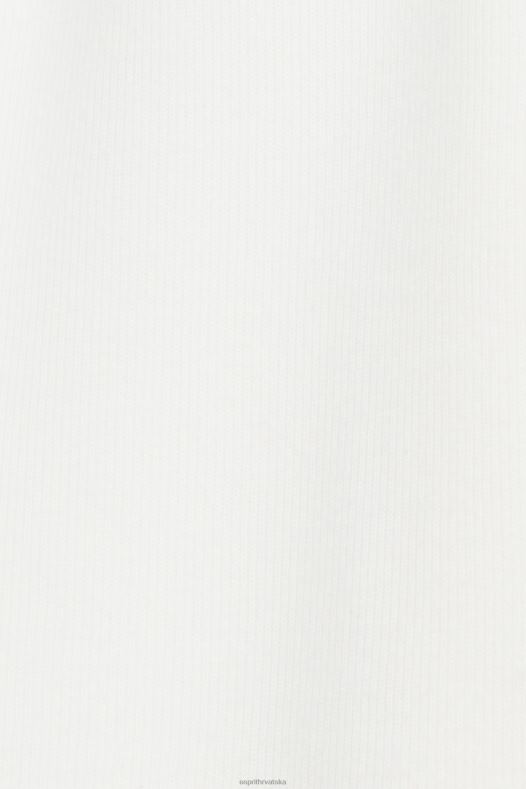 Esprit žene trenirka s podignutim ovratnikom, mješavina pamuka prljavo bijelo majice i majice s kapuljačom A48RT446