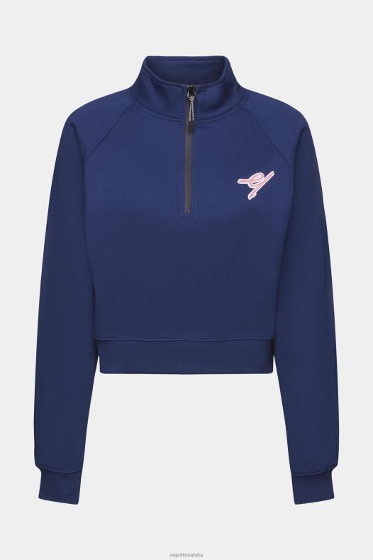 Esprit žene trenirka s poluzatvaračem tinta majice i majice s kapuljačom A48RT162