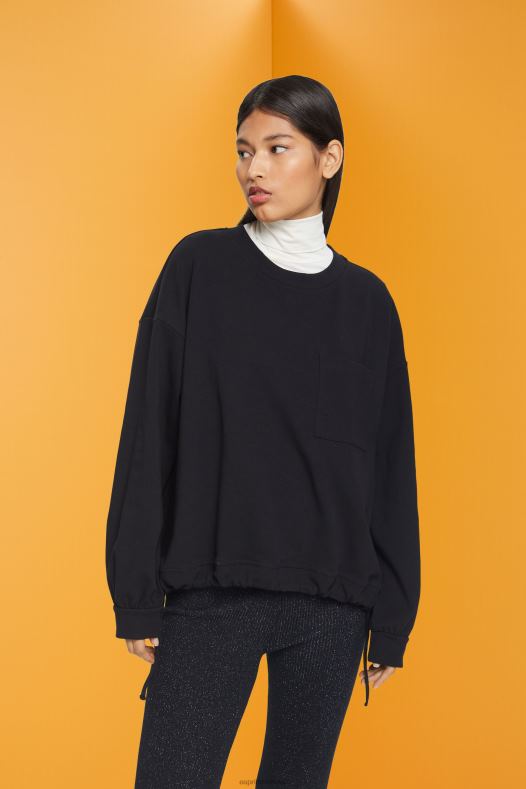 Esprit žene trenirka s porubom s uzicom crno majice i majice s kapuljačom A48RT401