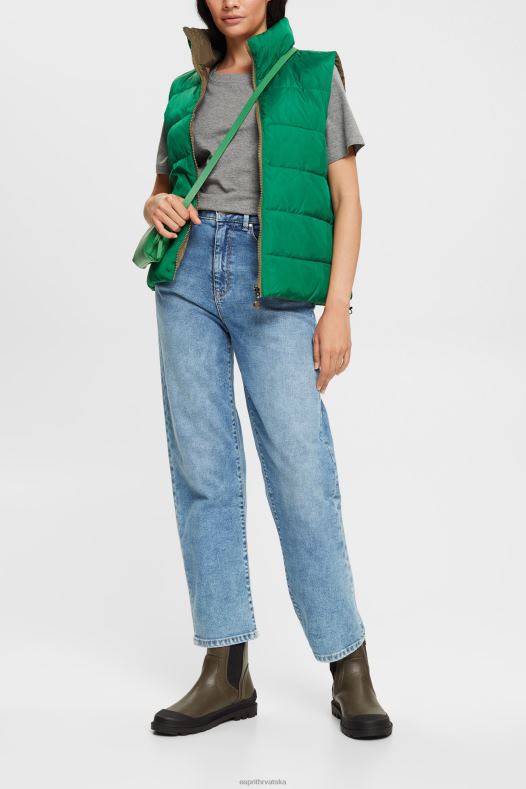 Esprit žene izvezena majica srednje siva majice kratkih rukava A48RT528