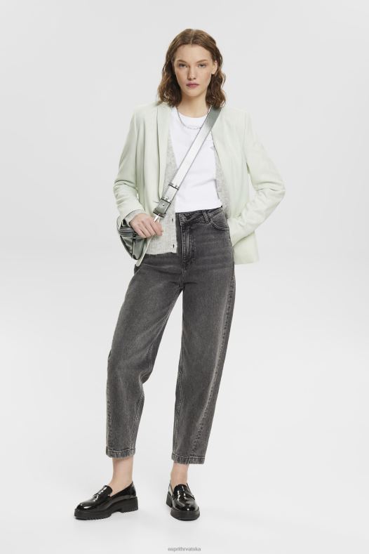 Esprit žene pamučna majica s izvezenim logom bijela majice kratkih rukava A48RT147