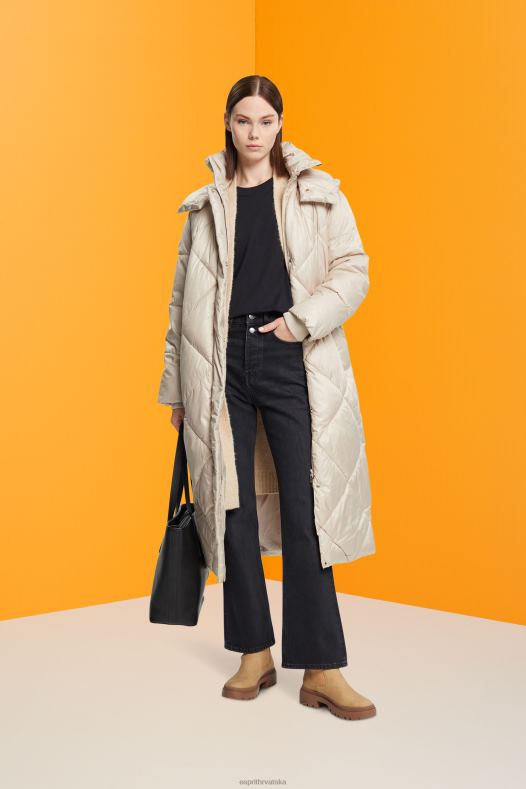 Esprit žene pamučna majica s okruglim izrezom crno majice kratkih rukava A48RT454