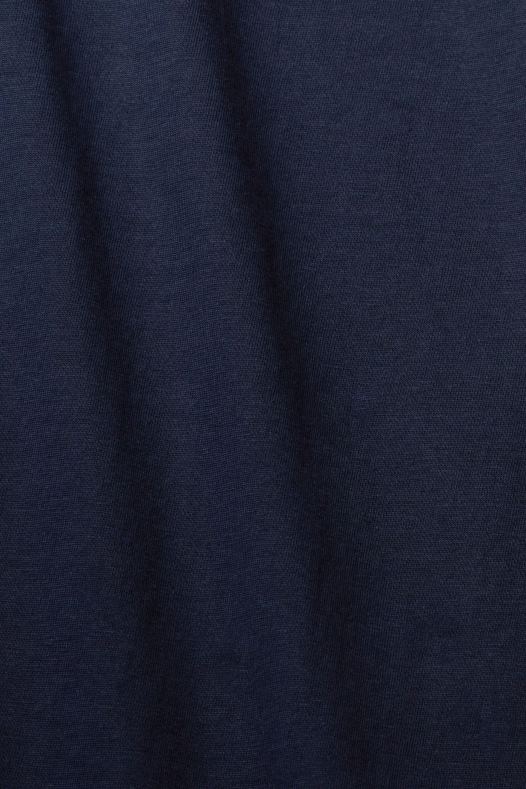 Esprit žene pamučna majica s okruglim izrezom mornarica majice kratkih rukava A48RT459