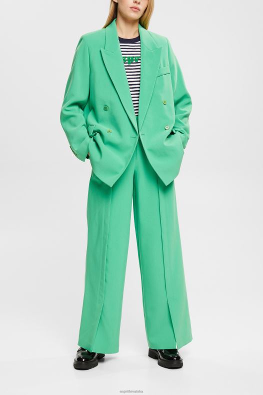 Esprit žene prugasta majica s logom prljavo bijelo majice kratkih rukava A48RT537