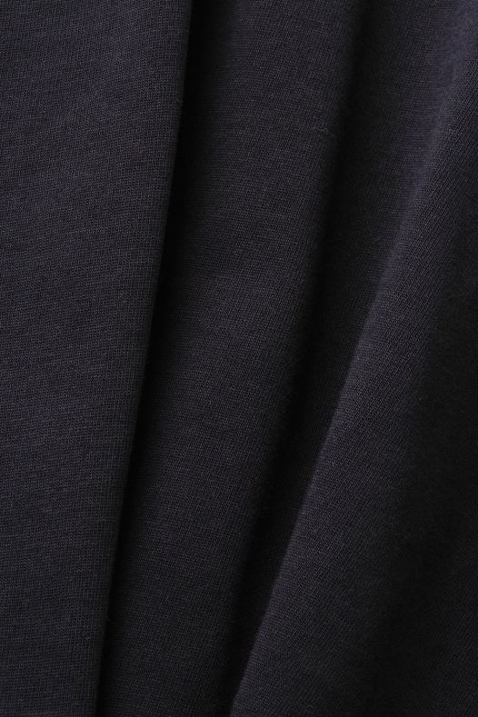 Esprit žene skraćena majica s okruglim izrezom crno majice kratkih rukava A48RT193