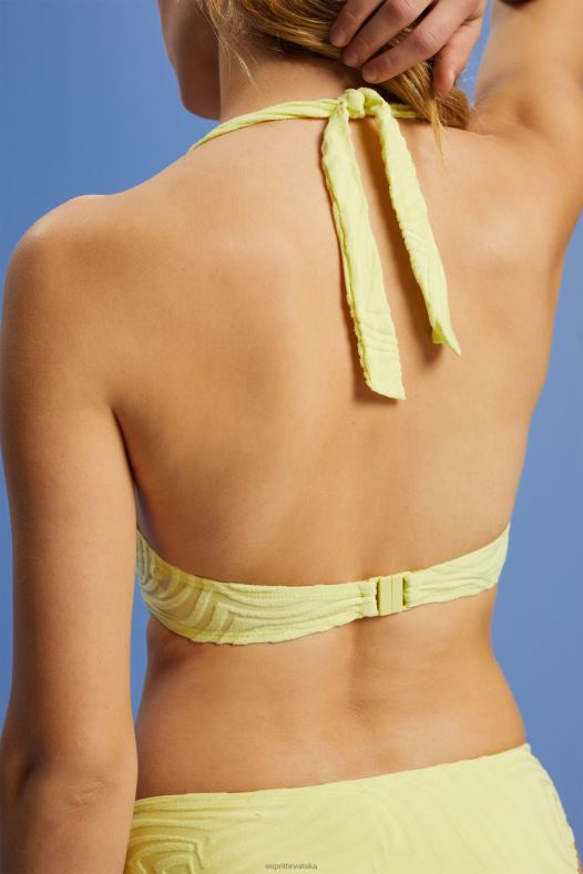 Esprit žene majice za plažu bežične limeta žuta plivati A48RT47