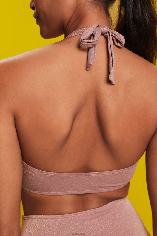 Esprit žene reciklirano: svjetlucavi bandeau top cimet plivati A48RT83