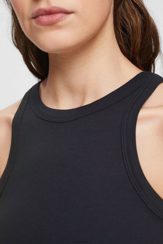 Esprit žene gornji dio prsluka crno prsluk A48RT31