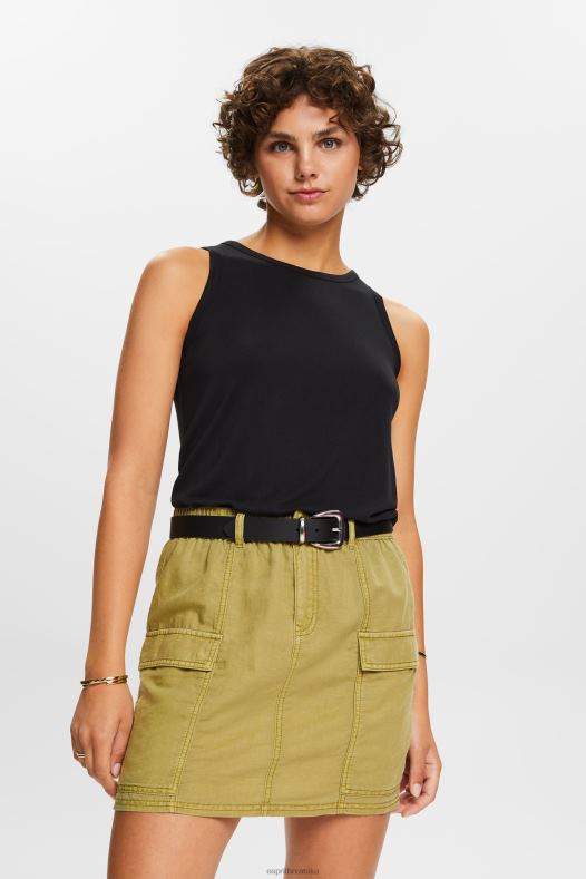 Esprit žene gornji dio prsluka od viskoze crno prsluk A48RT260