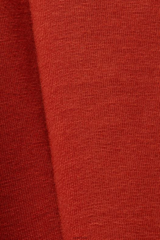 Esprit žene midi suknja od žerseja, održivi pamuk terakota suknje A48RT44