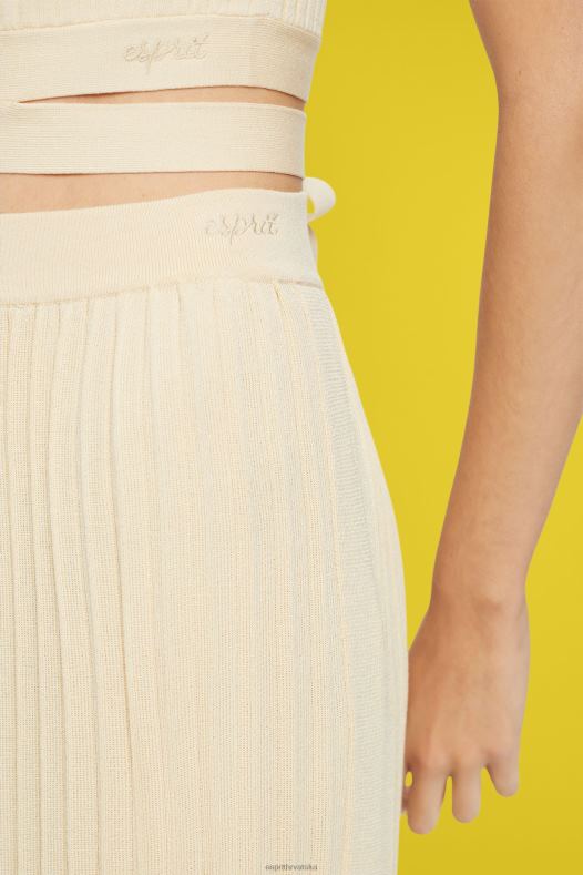 Esprit žene plisirana midi suknja pijesak suknje A48RT483
