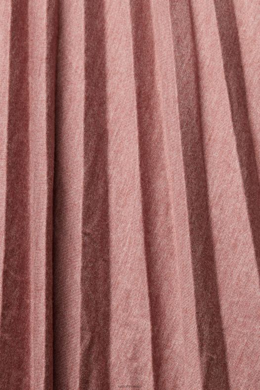 Esprit žene plisirana midi suknja terakota suknje A48RT433