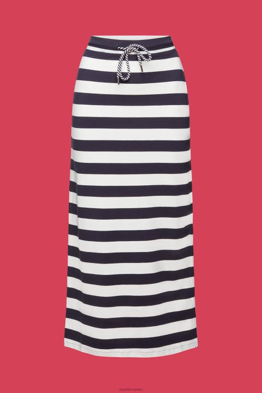 Esprit žene suknje pletene mornarica suknje A48RT141