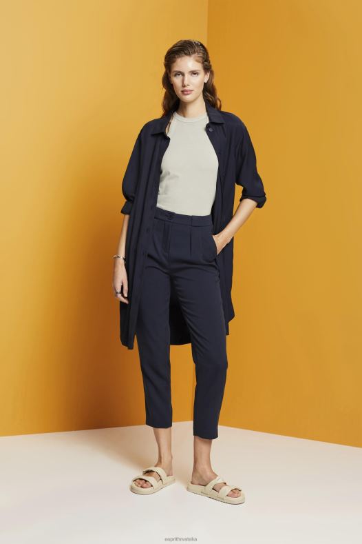 Esprit žene majica bez rukava od džersija prašnjavo zelena tenk A48RT261