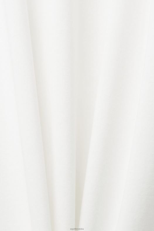 Esprit žene majica bez rukava od džersija prljavo bijelo tenk A48RT241