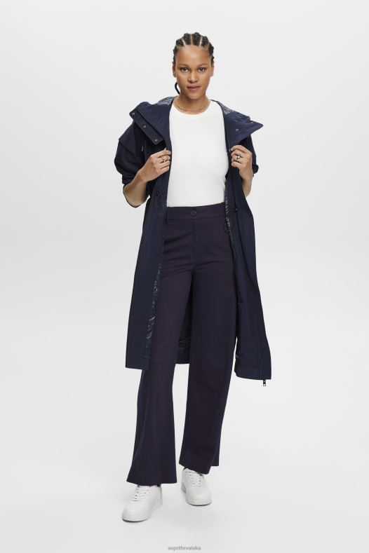 Esprit žene rebrasta majica bez rukava prljavo bijelo tenk A48RT301