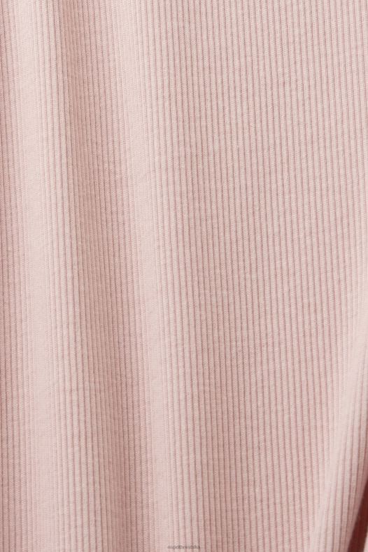 Esprit žene rebrasta majica bez rukava stara ružičasta tenk A48RT14