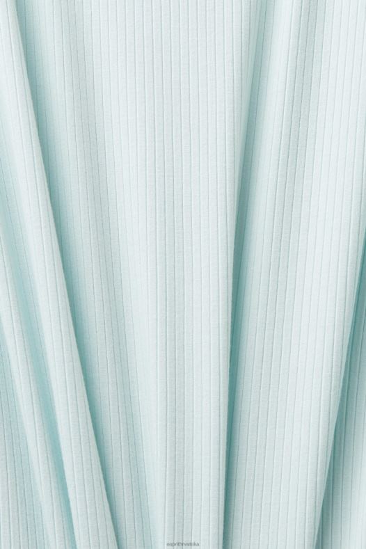 Esprit žene rebrasta majica bez rukava svijetlo vodeno zelena tenk A48RT303