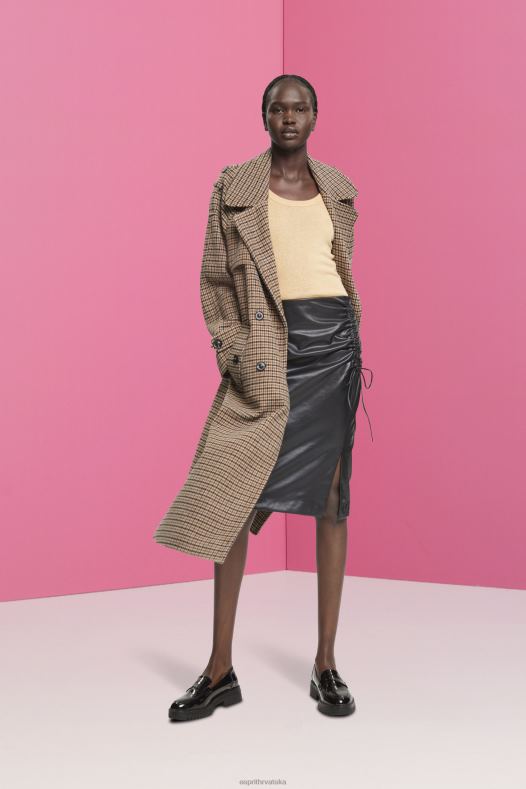 Esprit žene svjetlucavi top bez rukava zlato tenk A48RT404