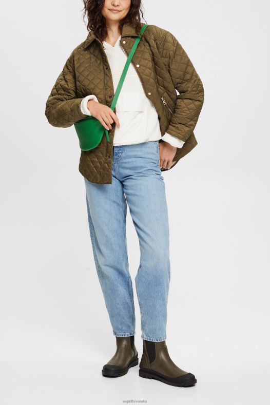 Esprit žene banana fit traperice visokog struka plavo svjetlo pranje traper A48RT321