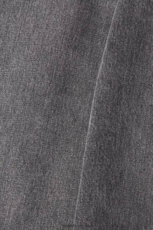 Esprit žene traperice banana kroja s asimetričnim pojasom crno srednje pranje traper A48RT339