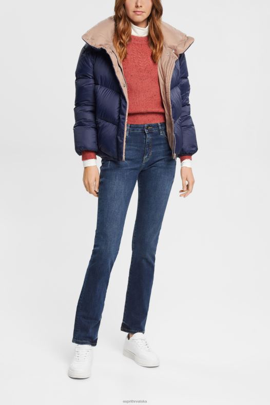 Esprit žene traperice ravnih nogavica plavo tamno pranje traper A48RT439