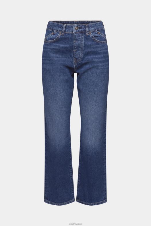 Esprit žene traperice visokog struka dad plava srednje pranje traper A48RT314