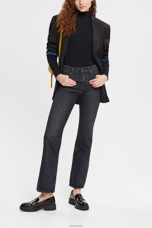 Esprit žene traperice western boot kroja sivo tamno pranje traper A48RT450