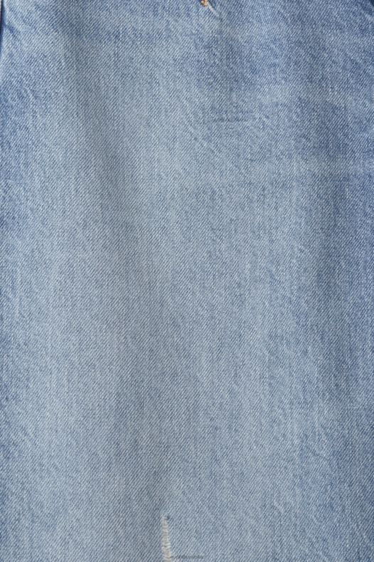 Esprit žene visoko podignute traperice dad fit plavo svjetlo pranje traper A48RT255