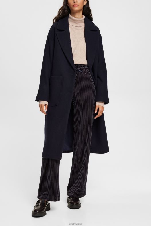 Esprit žene široke prugaste joggerice crno trkači A48RT422