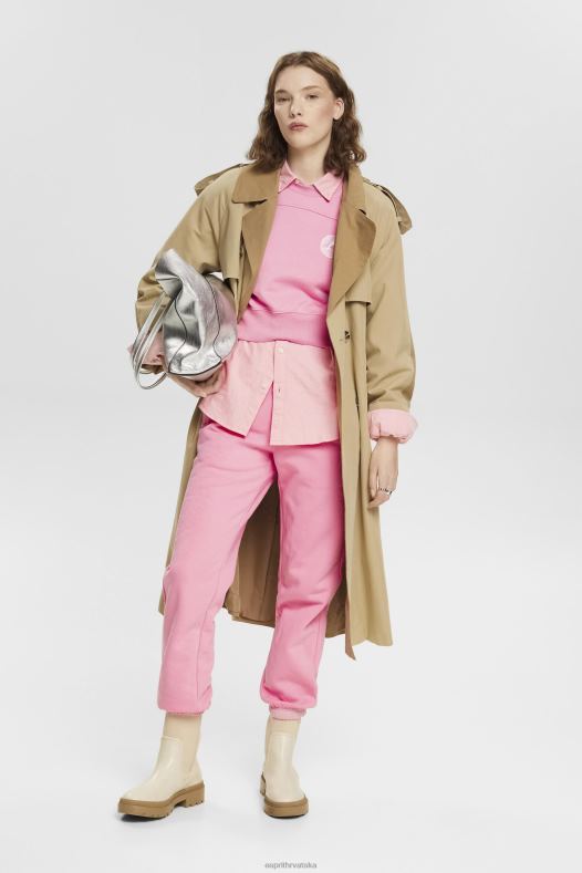 Esprit žene trenirke za trčanje ružičasta trkači A48RT177