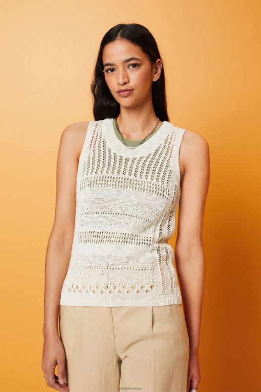 Esprit žene muline džemper bez rukava, mješavina pamuka led veste A48RT107